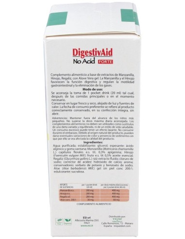 Digestivaid No Acid Forte Pocket Drink 16Sbrs. de Trepatdiet-Esi