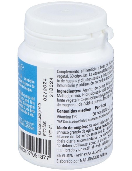 D3 Fast Vegan 60Comp. de Naturando