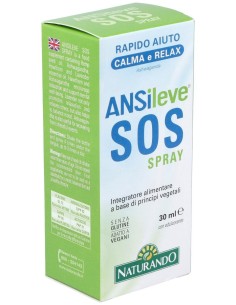 Ansileve Sos Spray 30Ml. Sg Vegan de Naturando 2