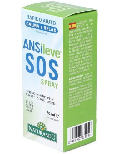 Ansileve Sos Spray 30Ml. Sg Vegan de Naturando