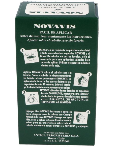 Tinte Novavis 6C Rubio Oscuro Ceniza 135Ml. de Novavis