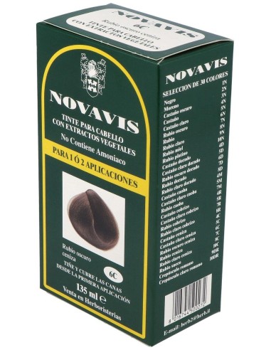 Tinte Novavis 6C Rubio Oscuro Ceniza 135Ml. de Novavis