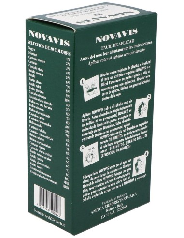 Tinte Novavis 8R Rubio Claro Cobrizo 135Ml. de Novavis