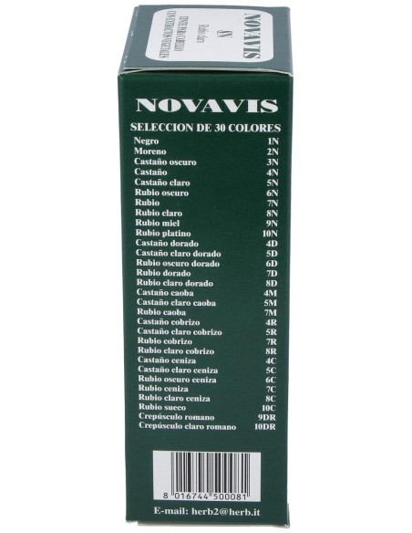 Tinte Novavis 8N Rubio Claro 135Ml. de Novavis