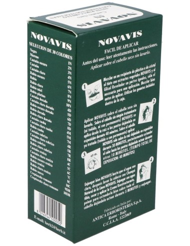 Tinte Novavis 5N Castaño Claro 120Ml de Novavis
