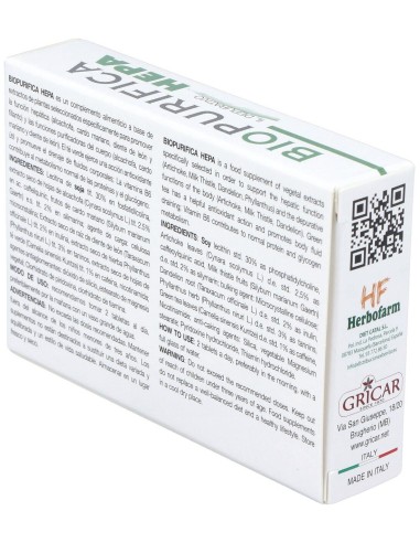 Biopurifica Hepa 30Comp. de Gricar