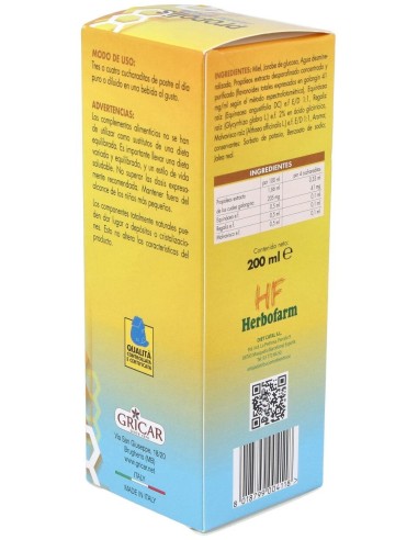 Propolis+Echinacea Jarabe Niños 200Ml. Gricar de Gricar