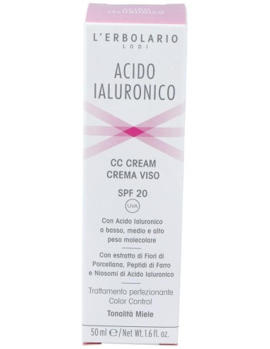 Acido Hialuronico Cc Crema Tono Miel 50Ml. de L´Erbolario
