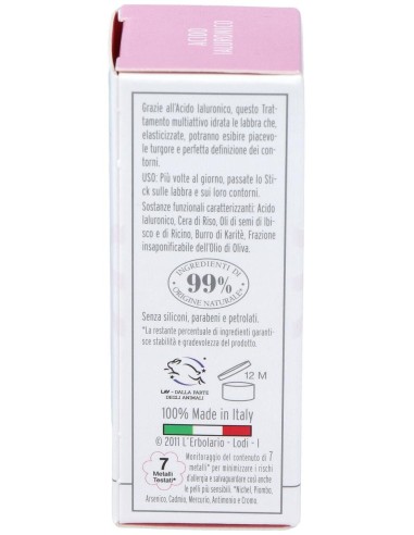 Acido Hialuronico Stick Labios Antiedad 4,5Ml. de L´Erbolario