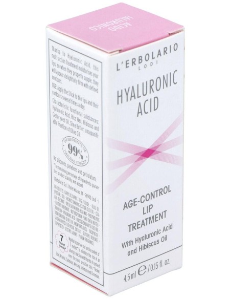 Acido Hialuronico Stick Labios Antiedad 4,5Ml. de L´Erbolario
