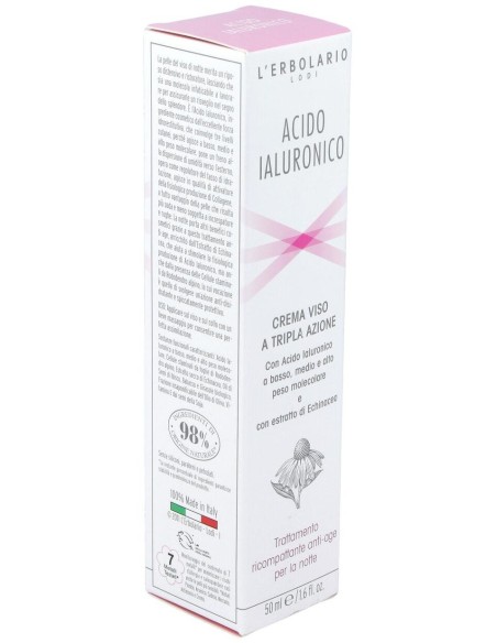 Acido Hialuronico Crema Facial Noche Antiedad 50Ml de L´Erbolario