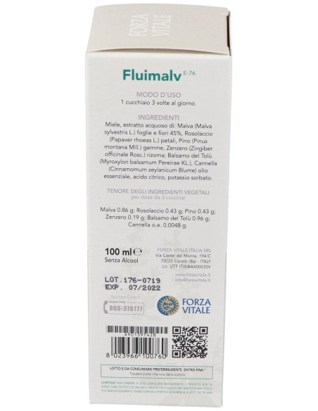Fluimalv (Malva Composta) Jarabe 100Ml. de Forza Vitale