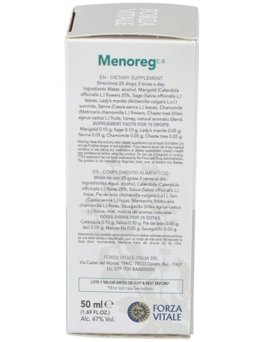 Menoreg (Calendula Composta) Extracto 50Ml. de Forza Vitale