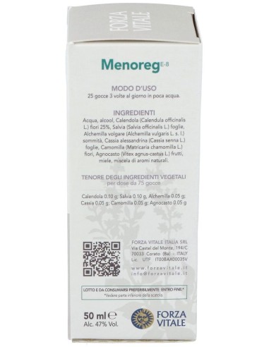 Menoreg (Calendula Composta) Extracto 50Ml. de Forza Vitale