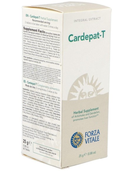 Cardepat-T Carciofo Composto Hepatico 25Gr.Comp. de Forza Vitale