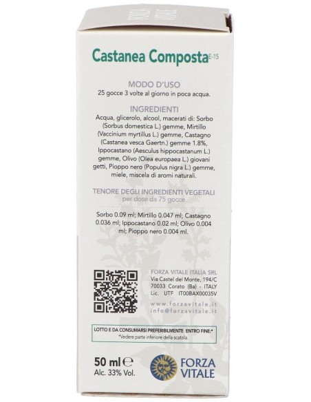 Castanea Composta Extracto 50Ml. de Forza Vitale