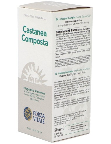 Castanea Composta Extracto 50Ml. de Forza Vitale
