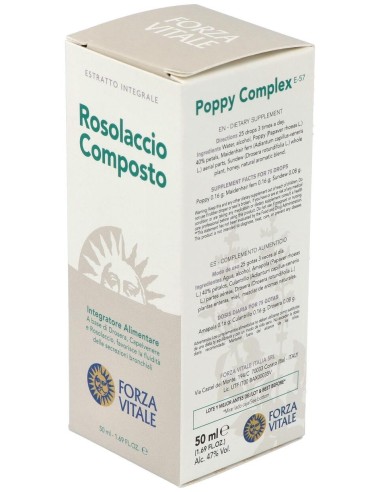 Rosolaccio Composto Extracto 50Ml. de Forza Vitale