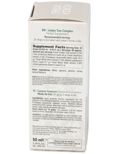 Tilia Composta Extracto 50Ml. de Forza Vitale