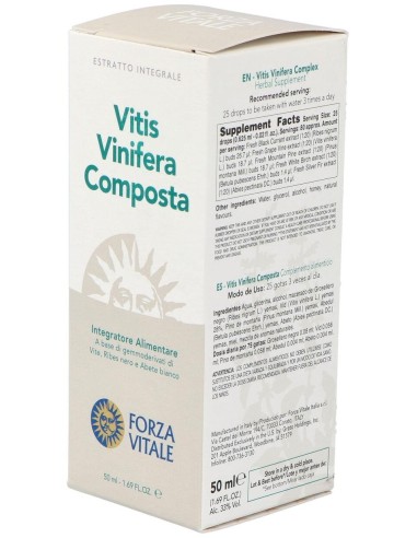 Vitis Vinifera Composta Extracto 50Ml. de Forza Vitale