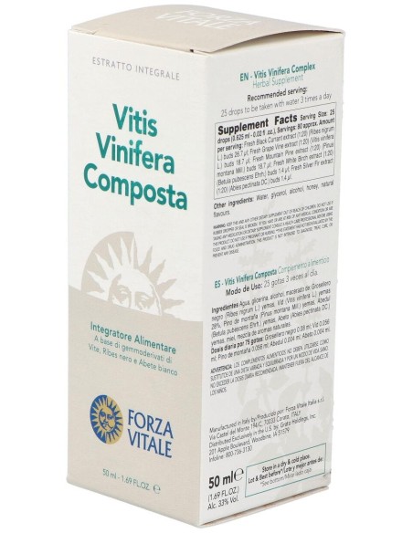Vitis Vinifera Composta Extracto 50Ml. de Forza Vitale