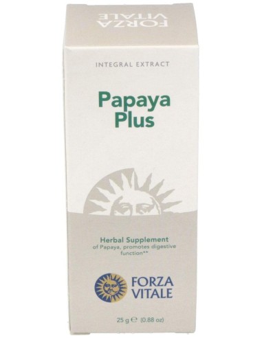 Papaya Plus  25Gr.Comprimidos de Forza Vitale