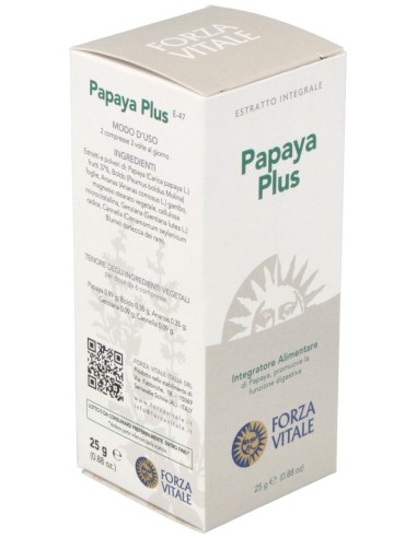 Papaya Plus  25Gr.Comprimidos de Forza Vitale