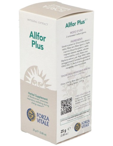 Allfor Plus 25Gr.Comprimidos de Forza Vitale