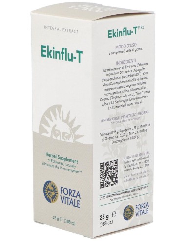 Ekinflu-T Defensas 25Gr.Comprimidos de Forza Vitale