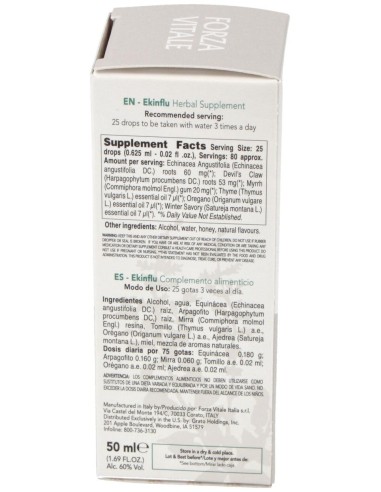 Ekinflu Extracto 50Ml. de Forza Vitale