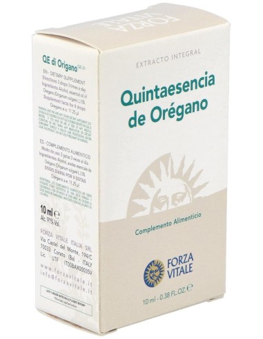 Quinta Esencia Oregano (Origano)10Ml. de Forza Vitale