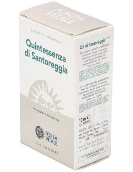 Quinta Esencia Ajedrea (Santoreggia) 10Ml. de Forza Vitale