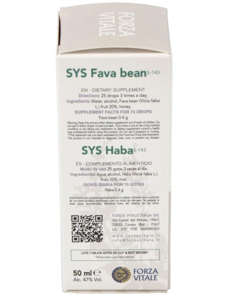 Sys.Fava 50Ml. de Forza Vitale