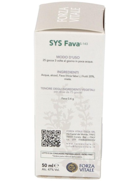 Sys.Fava 50Ml. de Forza Vitale