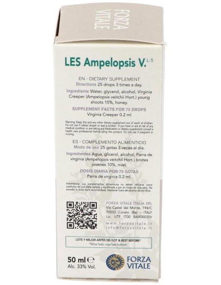 Les Ampelopsis W. Vid Canadiense 50Ml. de Forza Vitale