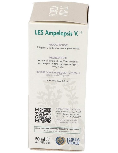 Les Ampelopsis W. Vid Canadiense 50Ml. de Forza Vitale