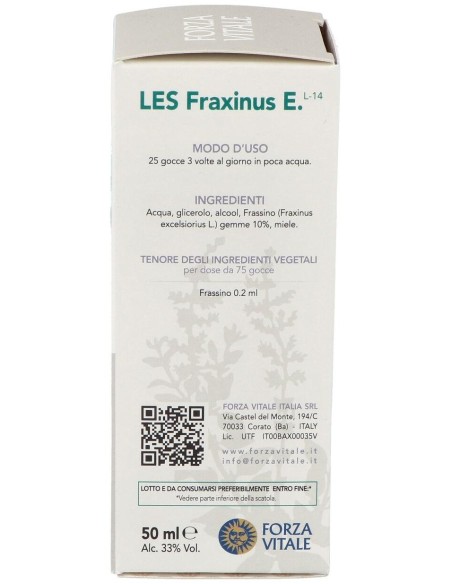 Les Fraxinus Excelsior Fresno 50Ml. de Forza Vitale