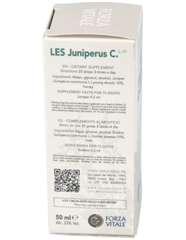 Les Juniperus Communis Enebro 50Ml. de Forza Vitale