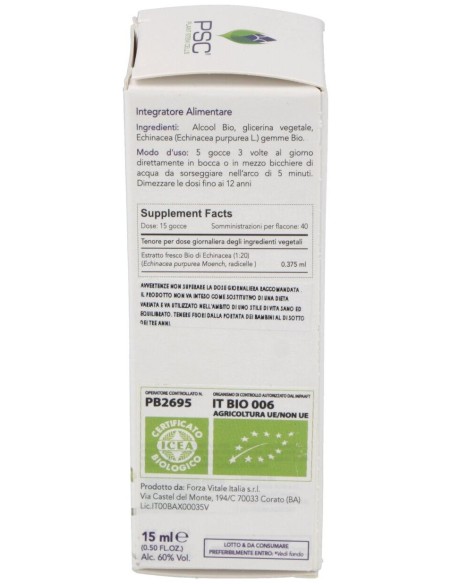 Psc Echinacea 15Ml. de Forza Vitale