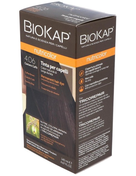 Nutricolor 4.06 Cataño Café 140 ml       de Biokap