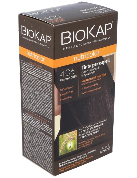 Nutricolor 4.06 Cataño Café 140 ml       de Biokap
