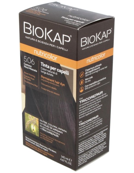 Tinte Coper Brown 140Ml Castaño Nuez Moscada ·5.06 de Biokap