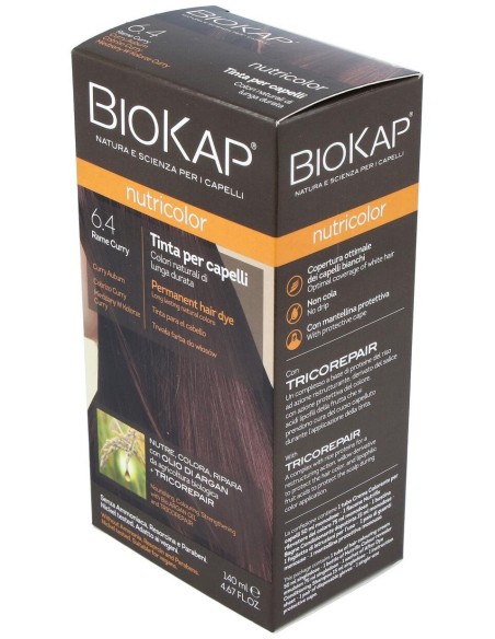 Tinte Copper Curry Dye 140Ml. Cobrizo Curry ·6.40 de Biokap