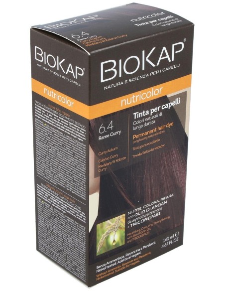 Tinte Copper Curry Dye 140Ml. Cobrizo Curry ·6.40 de Biokap