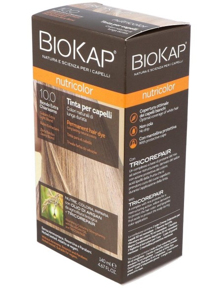 Nutricolor 10.0  Rubio Extra Claro 140 ml      de Biokap