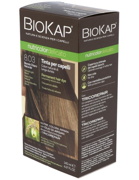 Delicato 8.03  Rubio Claro Natural 140 ml                 de Biokap