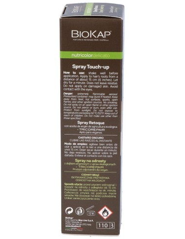 Spray Retoque Cascaño Oscuro 75Ml. de Biokap