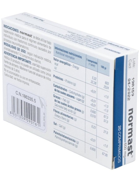 Normast 600Mg. 20Comp. de Epitech