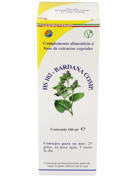 Hs 102 Bardana Comp. Gotas 100Ml S/Al de Herboplanet