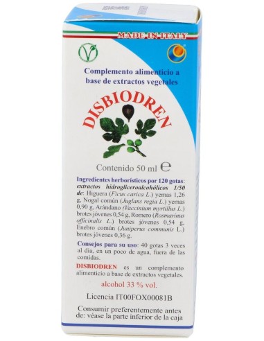 Disbiodren Gotas 50Ml. de Herboplanet